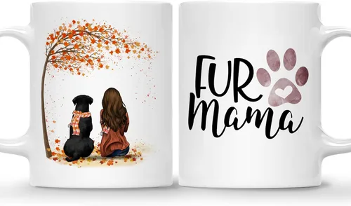 Vista 26 de Gossby Taza de café Dog Dad – Regalo para hombres amantes de los perros labrador retriever negro, regalo de cumpleaños, regalo de Navidad para papá