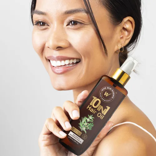 Vista 7 de Wow - Aceite para el cabello que reduce la pérdida de cabello, puntas partidas, caspa; para cabellos lisos o gruesos; aumenta el crecimiento