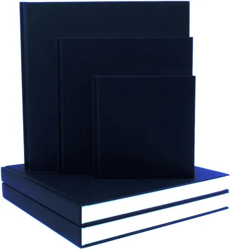 Vista 2 de Seawhite Paño negro Tapa dura 140gsm Cuadrado 8x8