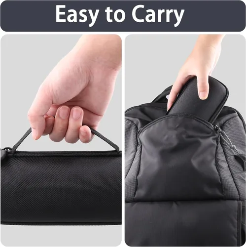Vista 8 de Estuche rígido para altavoz Bluetooth portátil impermeable JBL Grip Estuche negro