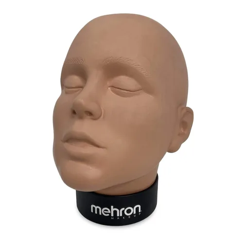 Vista 8 de Mehron Professional cara para práctica de maquillaje y pintura facial para estudiantes.