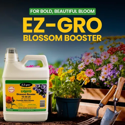 Vista 2 de EZ-GRO 10-30-20 Blossom Booster Fertilizante - Alimento líquido para plantas - El fertilizante para plantas está especialmente hecho para florecer