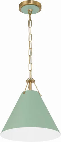 Vista 10 de Crystorama Xavier - Colgante de oro vibrante de 12 pulgadas Blanco
