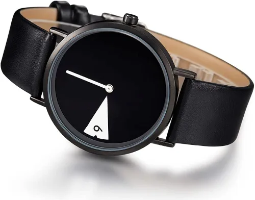 Vista 2 de SHENGKE Women Minimalist Watch Ultra Thin Leather Strap Fashion Creative Waterproof Watch