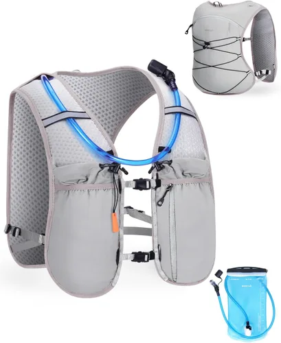 Vista 14 de ECOHUB Mochila de hidratación para correr, mochila ligera de hidratación para senderismo, ciclismo, maratón, mochila para mujeres y hombres