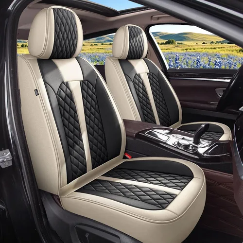 Vista 11 de IKABEVEM Fundas de asiento de coche para Subaru Impreza 2012-2026 #064 Negro y línea roja