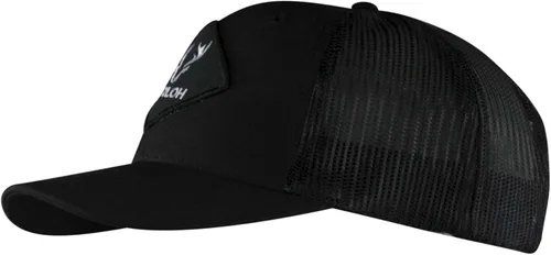Vista 2 de Sombrero de malla con parche de diamante negro, Negro
