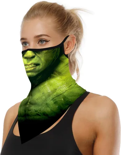 Vista 3 de Bufanda para el cuello, máscara facial, pañuelos para hombres y mujeres, protección frente a la radiación solar en verano, pasamontañas, diadema