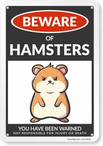 Vista 18 de SmartSign Funny Beware Of Bearded Dragons - Letrero de advertencia de 10 x 7 pulgadas, aluminio laminado sin óxido de 40 mil, letreros de metal