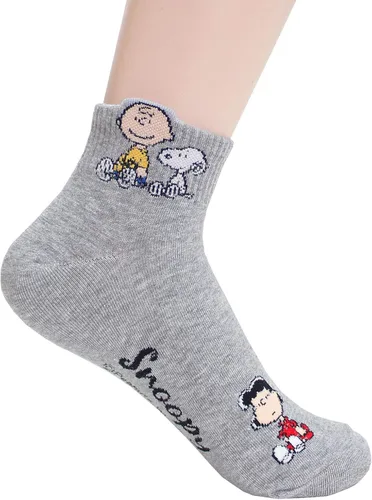 Vista 6 de The Peanuts Snoopy Cartoon Movie Series - Calcetines para mujer, talla única