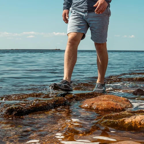 Vista 3 de NORTY Wave Aqua Sock - Zapatos de agua para hombre - Zapatos de natación para hombre - Zapatos de playa para hombre - Calcetines de agua - Zapatos