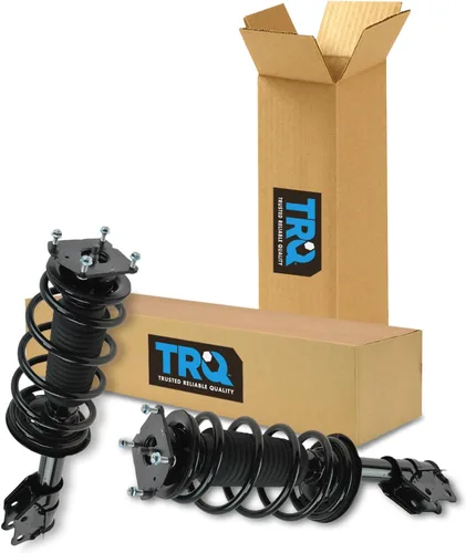 Vista 109 de TRQ - Conjunto de puntal delantero y resorte helicoidal (lados del conductor y del pasajero), para auto