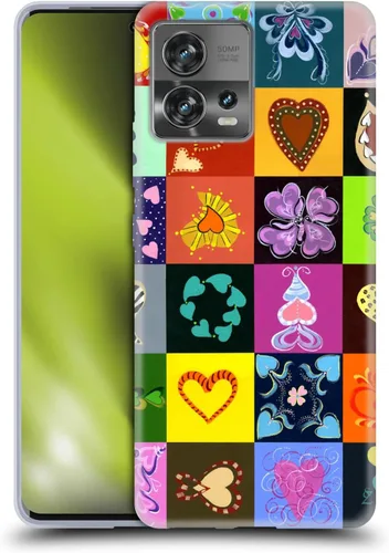 Vista 13 de Head Case Designs Officially Licensed Suzan Lind Carnival Colours & Patterns Soft Gel Case Compatible with Motorola Moto Edge 30 Fusion