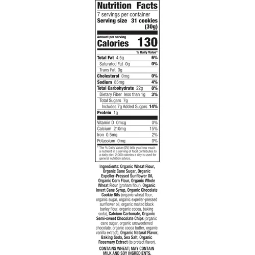 Vista 87 de Annie's Organic Chocolate Bunny Graham Snacks, 7.5 onzas