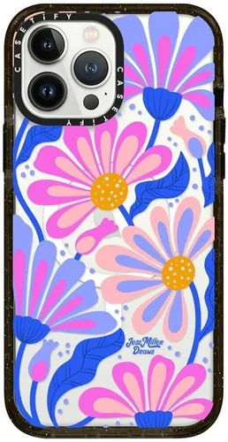Vista 266 de CASETiFY Funda Impact para iPhone 13 [Protección contra caídas de grado militar 4X de 8.2 pies/Compatible con Magsafe] - #1 Mom - Transparente