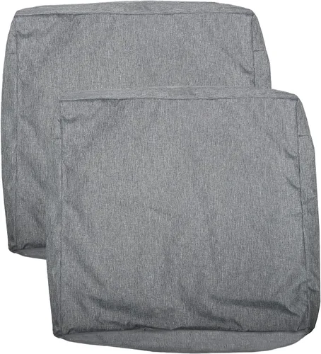 Vista 19 de Fundas de Cojines para Asientos de Patio, Fundas Deslizantes Lavables de Repuesto, Funda Impermeable para Cojín de Almohada de Silla de Muebles