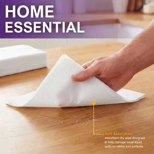 Vista 7 de MED PRIDE Toallitas secas desechables para adultos, toallas personales suaves y absorbentes, 800 unidades a granel, cuidado de la incontinencia