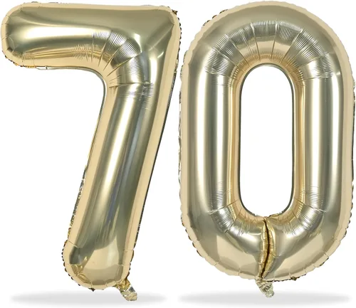Vista 10 de Globos negros del número 10 para decoraciones de cumpleaños número 10, globos de helio de mylar de lámina de 40 pulgadas negros del número 1 & 0