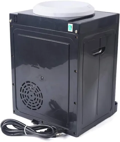 Vista 4 de Dispensador de agua de carga superior de 5 galones, 304 de grado alimenticio, máquina de beber para encimera, dispensador eléctrico de agua fría