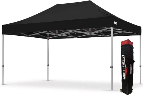 Vista 27 de Extreme Canopy Tienda de campaña desplegable instantánea de aluminio resistente comercial (rojo, 10 pies x 10 pies)