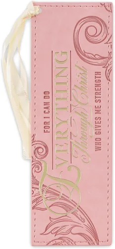 Vista 19 de Christian Art Gifts - Marcapáginas premium de piel sintética vegana con escritura bíblica para mujeres: Cuando ella habla - Proverbios 31:26, Marrón