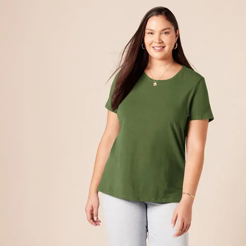 Vista 90 de Amazon Essentials Women's Regular-Fit Short-Sleeve Crewneck T-Shirt