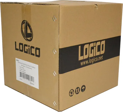 Vista 3 de LOGICO Mejor RG6 Cable Coaxial Entierro Directo 18AWG Quad Shield Coaxial 1000ft Subterráneo al aire libre