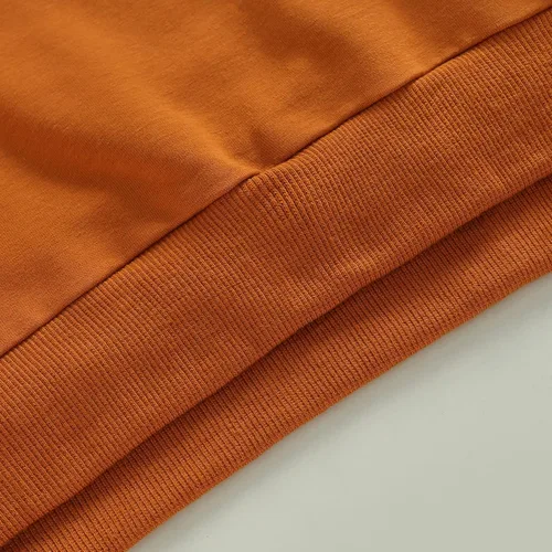 Vista 7 de AEEMCEM Sudadera de algodón sólido para bebé, niño y niña, camiseta de manga larga, cuello redondo, blusa para otoño