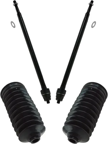 Vista 266 de TRQ Kit de dirección delantera con barra de acoplamiento de fuelle de piñón y cremallera compatible con Toyota Echo 2000-2005