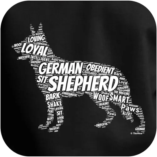 Vista 2 de Sudadera con capucha de alta calidad para perro y cachorro diseño de pastor alemán