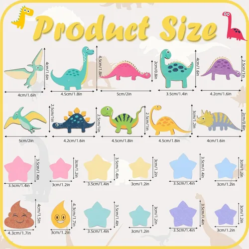 Vista 2 de 102 Frasco de Recompensas de Dinosaurios para Niños Pequeños, Tabla de Recompensas para Niños, Sistema de Comportamiento de Dinosaurios para Regreso