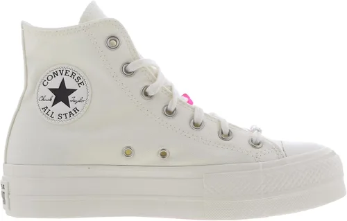 Vista 2 de Converse - Chuck Taylor All Star Tenis de mujer altos de plataforma con diseño de leopardo