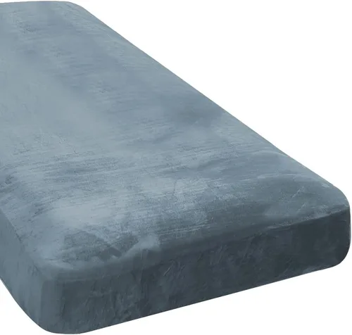 Vista 99 de H.VERSAILTEX Funda de cojín elástica de terciopelo para sofá, funda de cojín de felpa para cojines de silla, protector de muebles, cojín de asiento