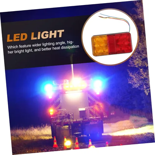 Vista 5 de Luces traseras LED de luces traseras, luces LED de señalización LED, luces traseras para camiones, camiones, luces traseras LED, luces traseras
