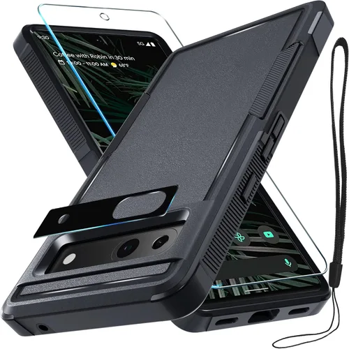 Vista 36 de Funda para Google Pixel 7A, Funda Protectora de Teléfono de Cuerpo Completo Resistente de Trabajo Pesado Robusta a Prueba de Golpes con Correa