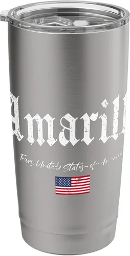 Vista 8 de Amarillo Gothic Design Stainless Steel Insulated Tumbler