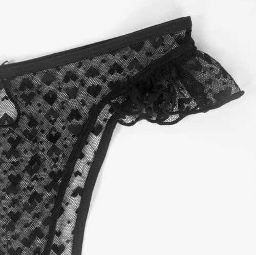 Vista 6 de Banamic Ropa interior sexy para mujer, tanga transparente sin costuras
