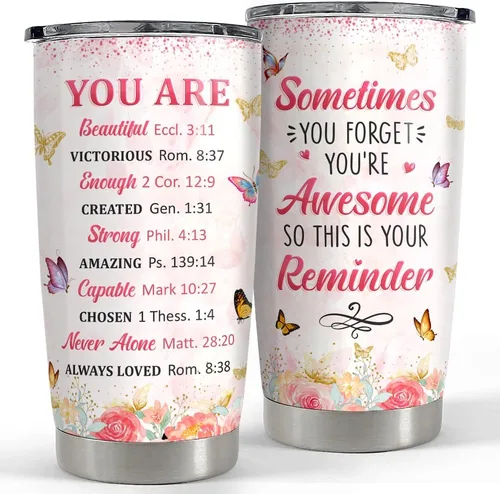 Vista 36 de SANDJEST Vaso de béisbol de 20 onzas con aislamiento de acero inoxidable, taza de viaje, vaso de béisbol para mujeres, hombres, mamá, regalos