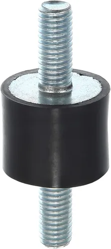 Vista 5 de X AUTOHAUX 4 piezas M8 - Amortiguador aislante de goma antivibración para automóvil, 0.984 x 0.787 in, montaje de bobina de goma, soportes