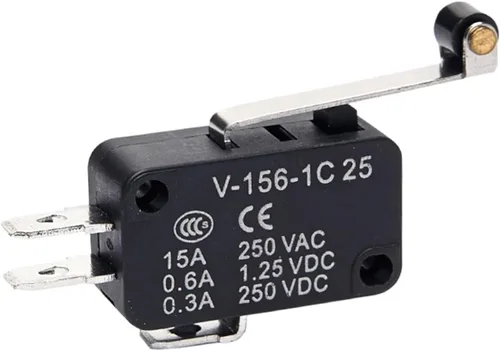 Vista 9 de HEXEH Interruptor de límite Micro Interruptores de viaje de límite de contacto plateado autorreset momentáneo V-15 V-151 V-152 V-153 V-154 V-155