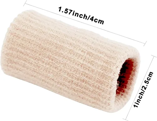 Vista 2 de Fundas para dedos, soporte de férula para el pulgar para soporte de dedos, cinta elástica transpirable, protector de presión de compresión