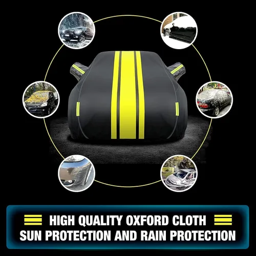 Vista 10 de Funda completa de automóvil compatible con Audi Q2/Q3/Q4/Q5/Q6/Q7/Q8, para todo tipo de clima, impermeable, transpirable, con cremallera, cubierta