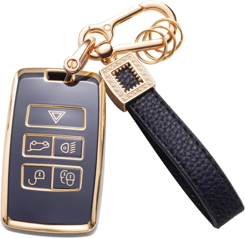 Vista 35 de Funda para llavero Benz, cordón de cuero con protección para llave inteligente, compatible con Clase A, Clase C, Clase G, Clase E y Clase S 2017-2021