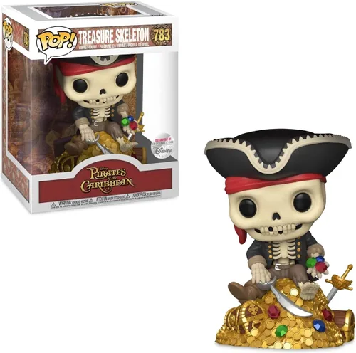 Vista 4 de Funko 48889 Pop! Disney: Piratas del Caribe - Esqueleto del Tesoro (Edición Especial) #783