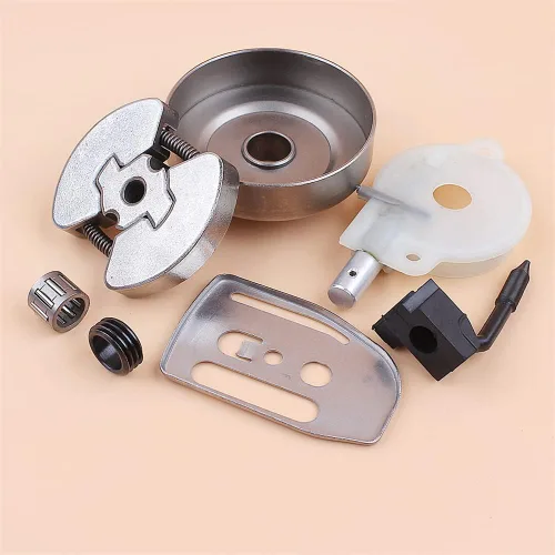 Vista 6 de Kit de engranaje de engrasador y tambor de embrague de bomba de aceite para motosierras Husqvarna 41 136 137 141 142 motosierras 530014410