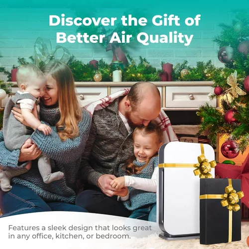 Vista 3 de Purificador de aire Alen BreatheSmart Flex HEPA con filtro puro, tasa de intercambio de 700 pies cuadrados en 30 minutos, 1400 pies cuadrados en 1