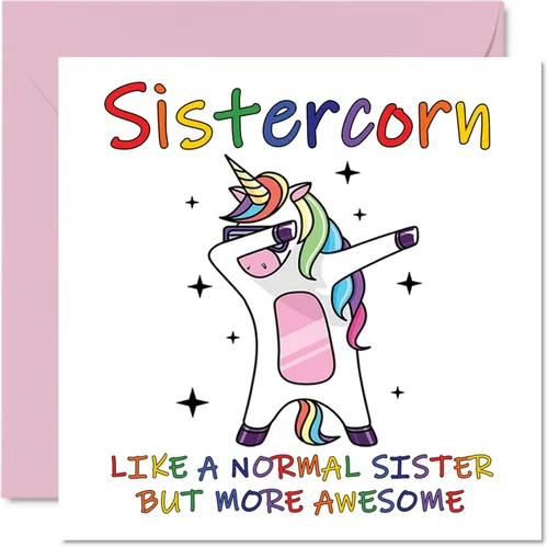 Vista 15 de Stuff4 Tarjetas de cumpleaños para tía para ella, Aunticorn, divertidas tarjetas de cumpleaños para tía, tarjetas de felicitación de cumpleaños A5