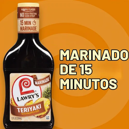 Vista 11 de Lawry's Teriyaki con adobo de jugo de piña, 12 fl oz