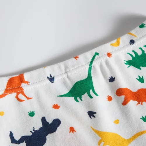 Vista 7 de Finihen Ropa interior de algodón suave para niños pequeños, camión, dinosaurio, multipacks de calzoncillos para niños