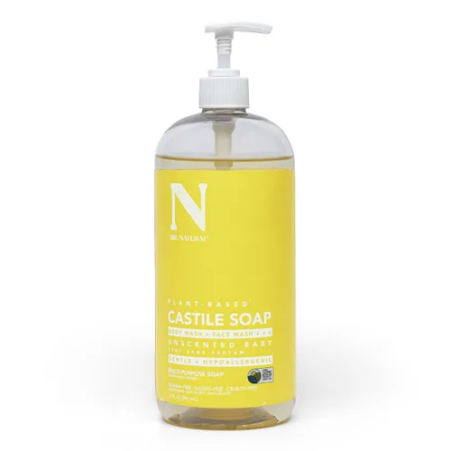 Vista 9 de Dr. Natural jabón puro negro con vitamina E y manteca de karité, 32 oz